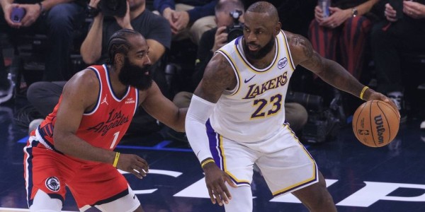 老詹赛季首个30+无力救场 洛城德比G2沦为伤退噩梦